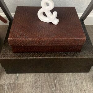 LUX DECOR Woven Storage Boxes